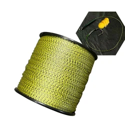 Línea de pesca de PE de 4/8 hebras, 300m/500m, 20-200LB, línea de PE de camuflaje, alambre trenzado de pesca, accesorios de pesca de carpa