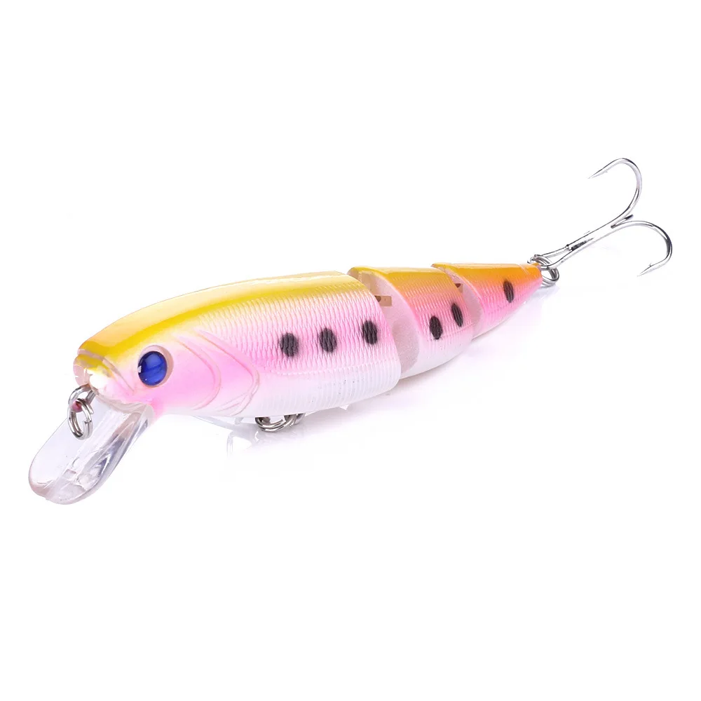1 Uds Wobblers señuelo de pesca multisección Minnow 14,8g Isca cebo duro Artificial Crankbait Trolling Bass Pike aparejos de perca - imagen 5