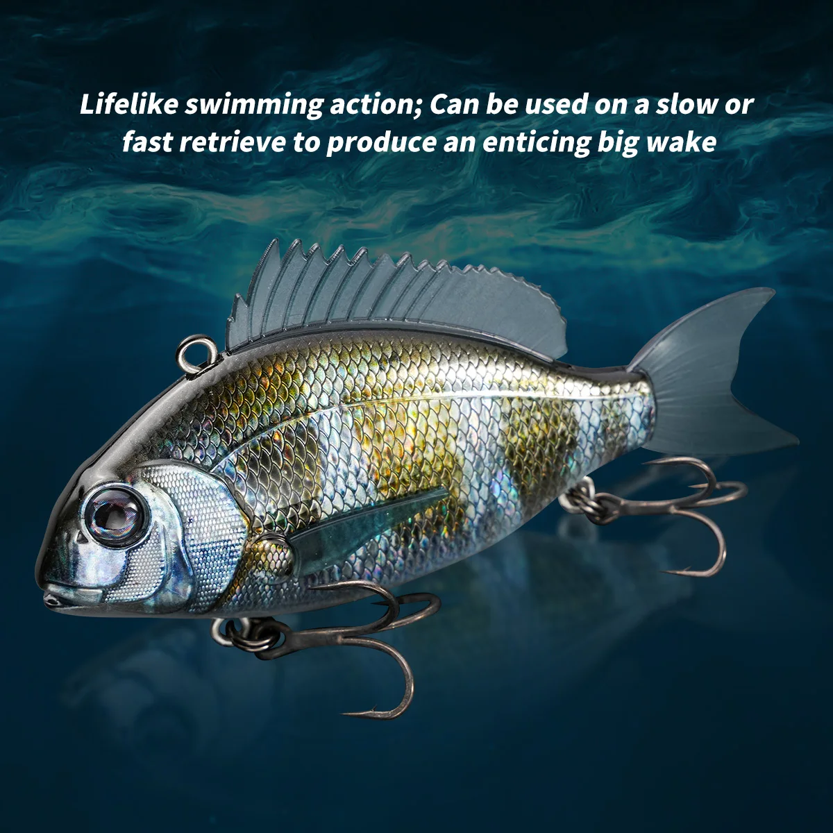 65mm 24g Zinkende vissen lokken VIB lokken voor zeebaars Trillingen vissen lokken, pak voor Zeewater en Zoet water visaas - imagen 4