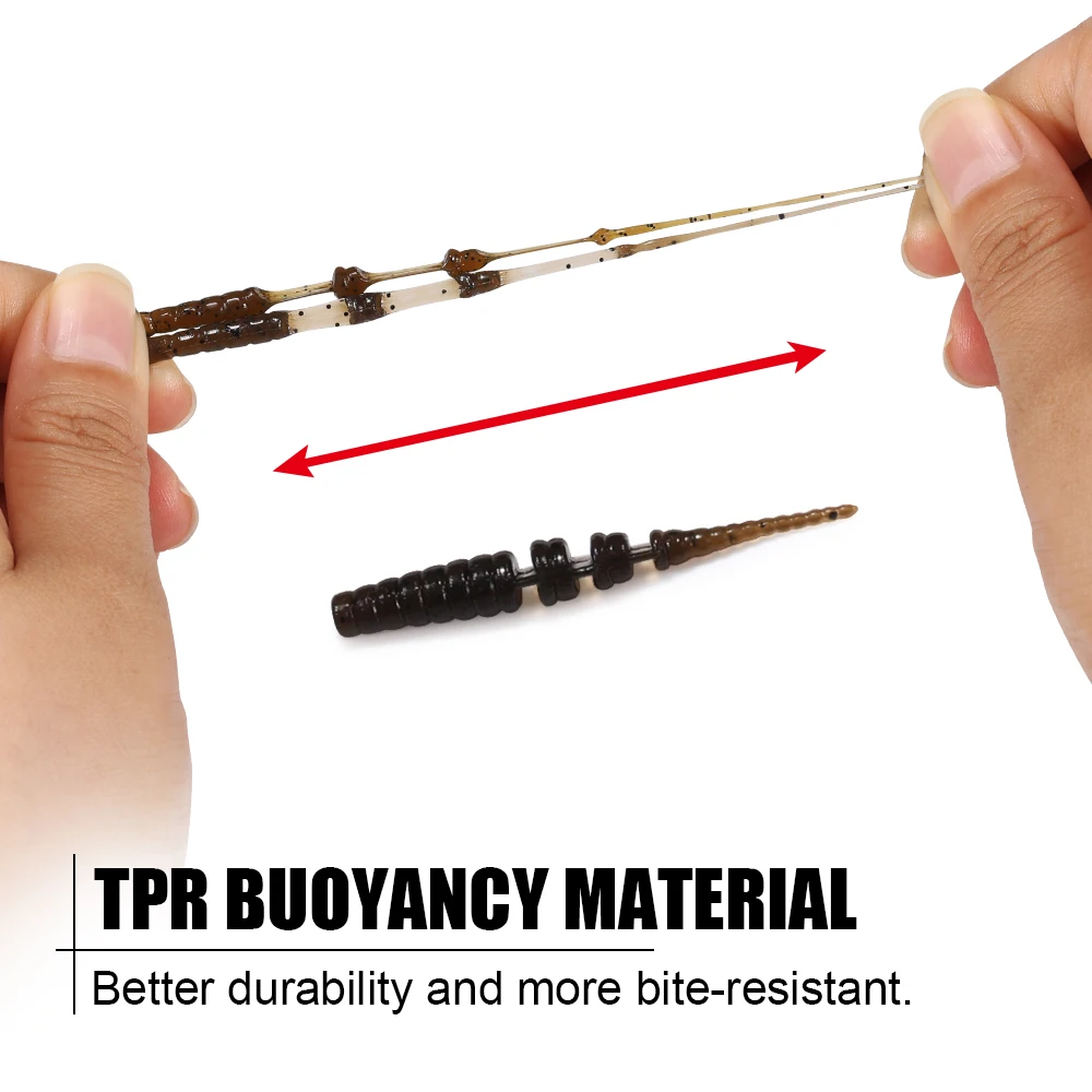 Spinpoler 20 piezas juego de luz Ajing señuelo de Pesca articulado cebo suave Rockfish Ocean Rock cebo de silicona Swimbait aparejos Isca Esca Pesca - imagen 3