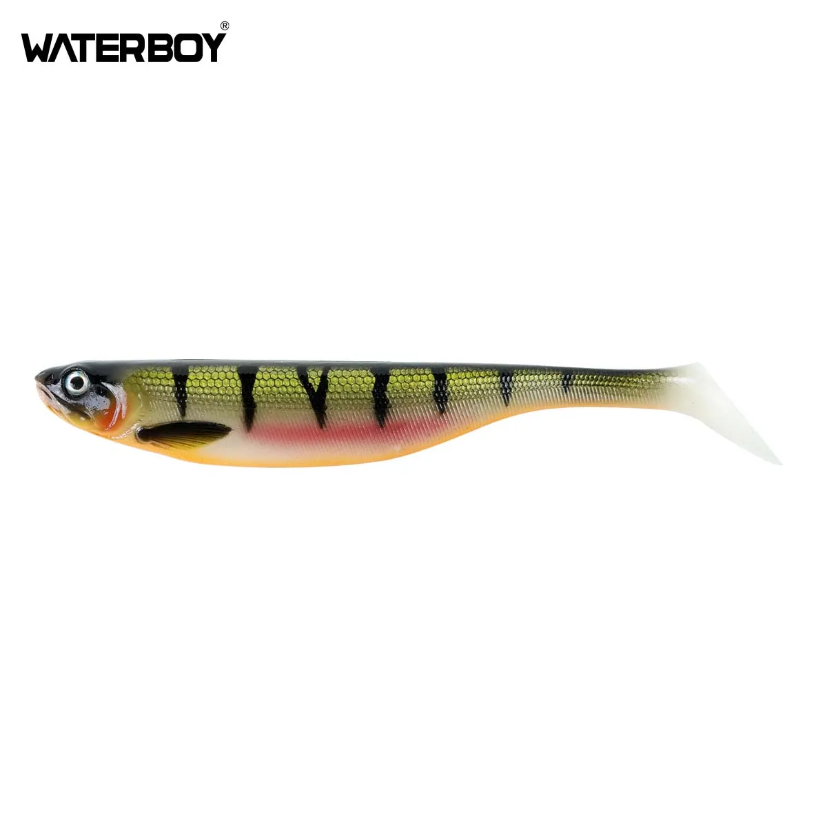 1 Uds 19cm 34g 23cm 56g señuelo de pesca suave Swimbait cebos de pescado la mejor fabricación de Softbait detallada cebo de pesca suave impreso