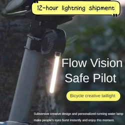 Luces nocturnas para bicicleta, indicador de seguridad, accesorios de varios colores, geniales