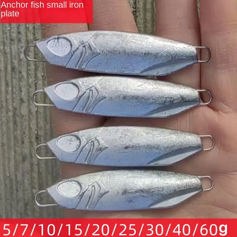 Caliente. 5g-60g señuelo de Metal Minnow colores primarios Jig Bait sin gancho caballa española hundimiento - imagen 5