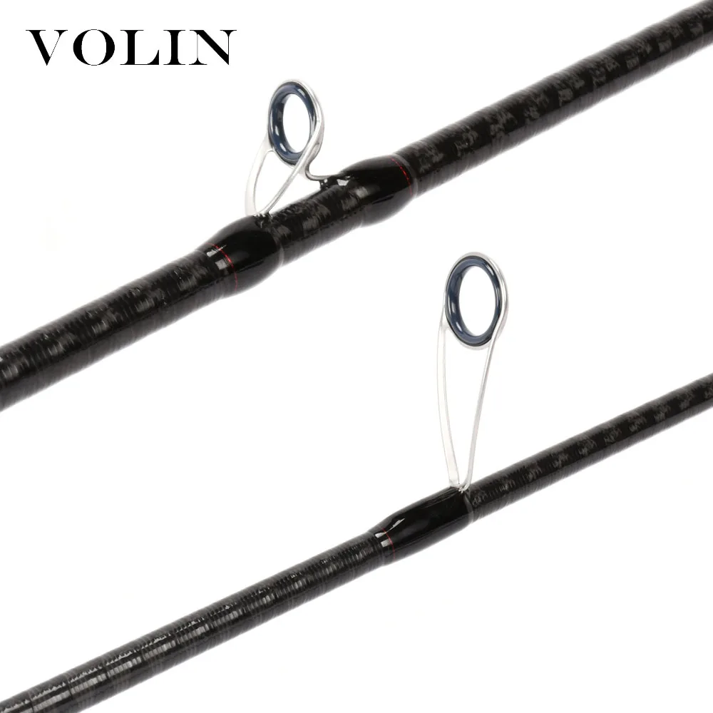 VOLIN-caña de pescar giratoria Fuji, 1.98m2.03m2.08m2.13m, 2 secciones M ML, anillo guía Fuji, poste de fundición, soporte de luz Fuji K - imagen 4