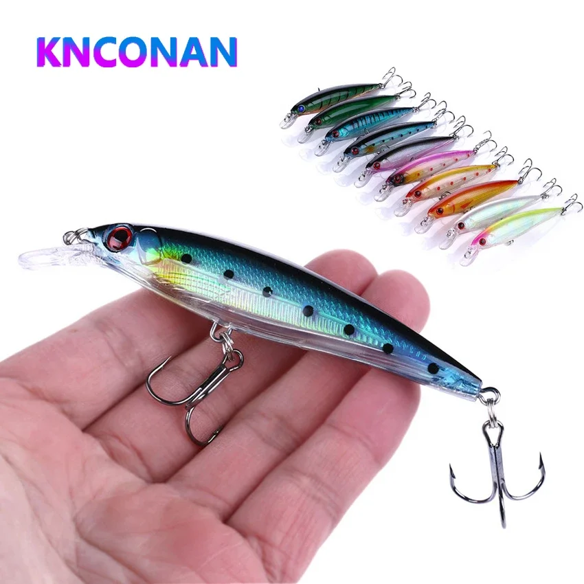 Señuelo de pececillo verde de 110MM y 13,6g para pesca de carpa, accesorios de cebo giratorio, anzuelos de plantilla, herramienta Wobblers, señuelo deportivo para peces - imagen 2