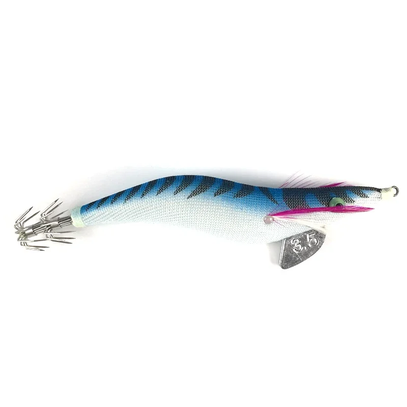 Blue squid jigs