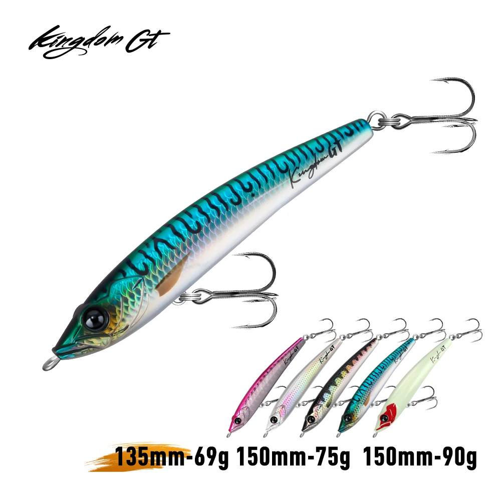 Stickbait hundimiento Kingdom GT – Señuelo duro para trolling atún - imagen 3