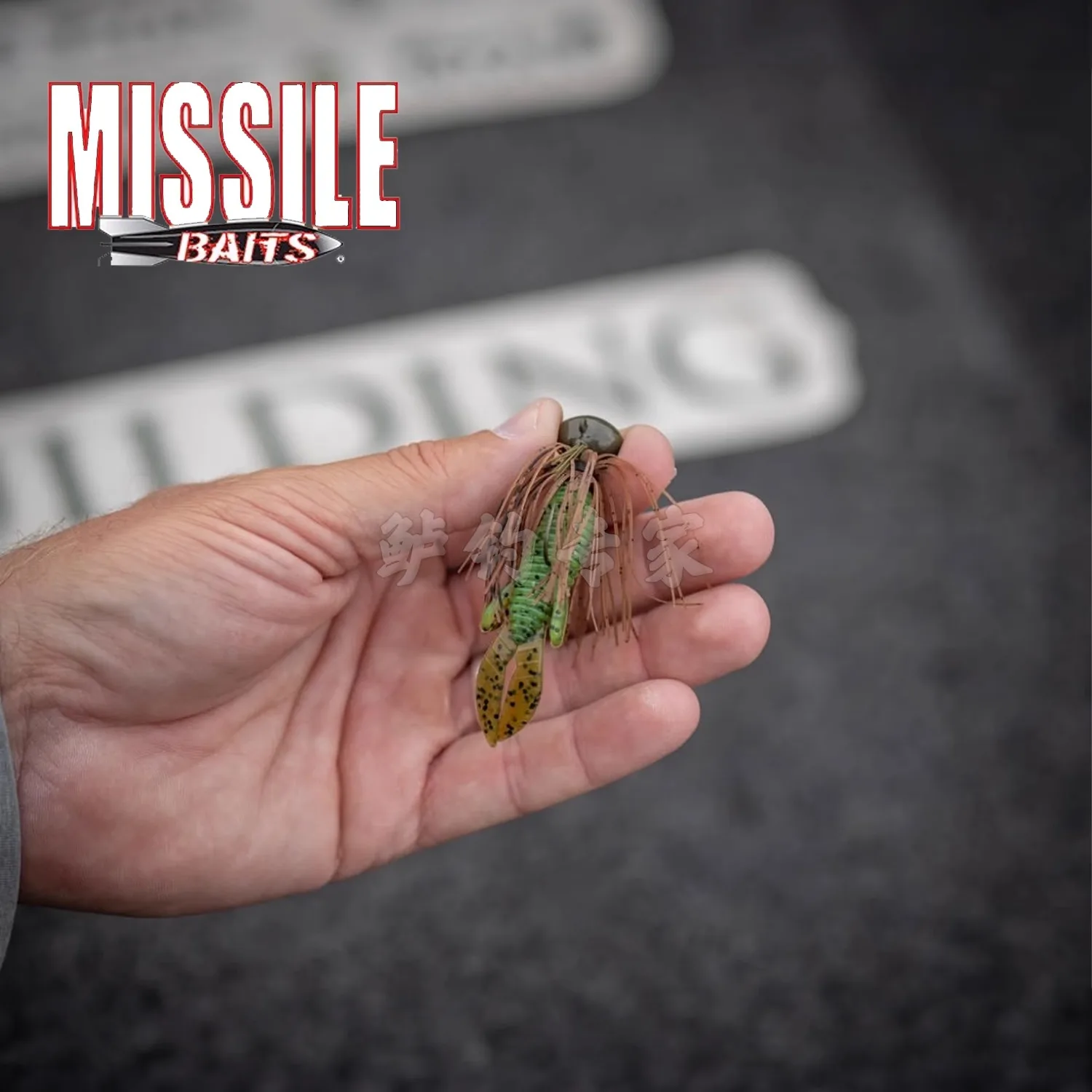 American MissileBaits micro plantilla de fútbol micro cabeza de oliva JIG falda de goma diseño IKE - imagen 3
