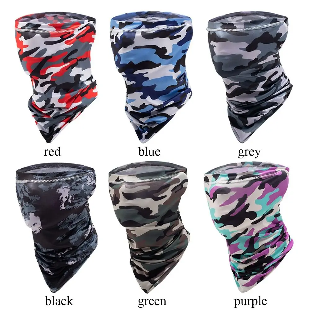 Protección solar diaria para bicicleta, máscara para ciclismo, seda de hielo, protección solar UV, máscara facial completa, pasamontañas transpirable a prueba de viento para deportes al aire libre - imagen 4