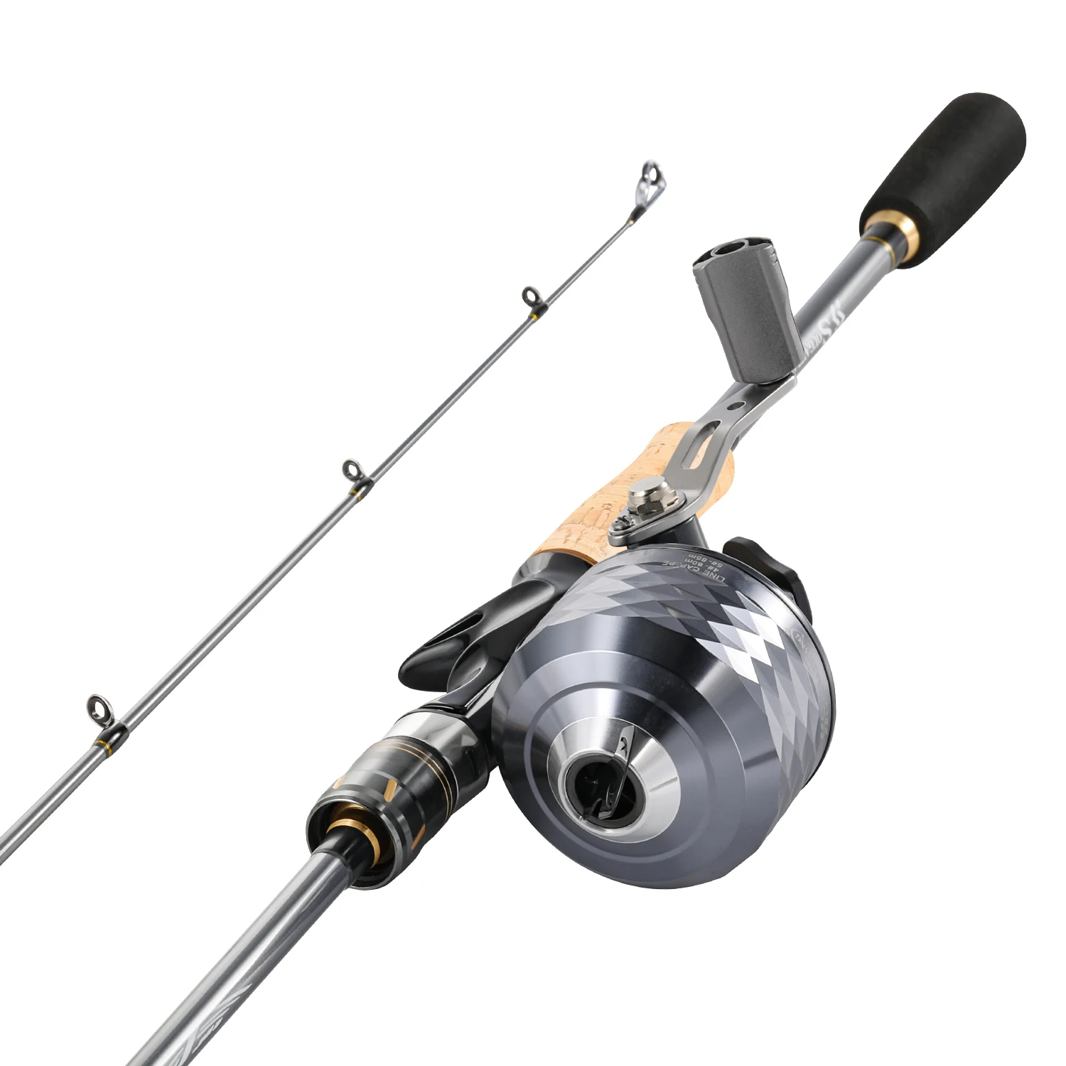 Set caña carrete Spincast SOUGAYILANG – Carbono 2.1 m para agua dulce