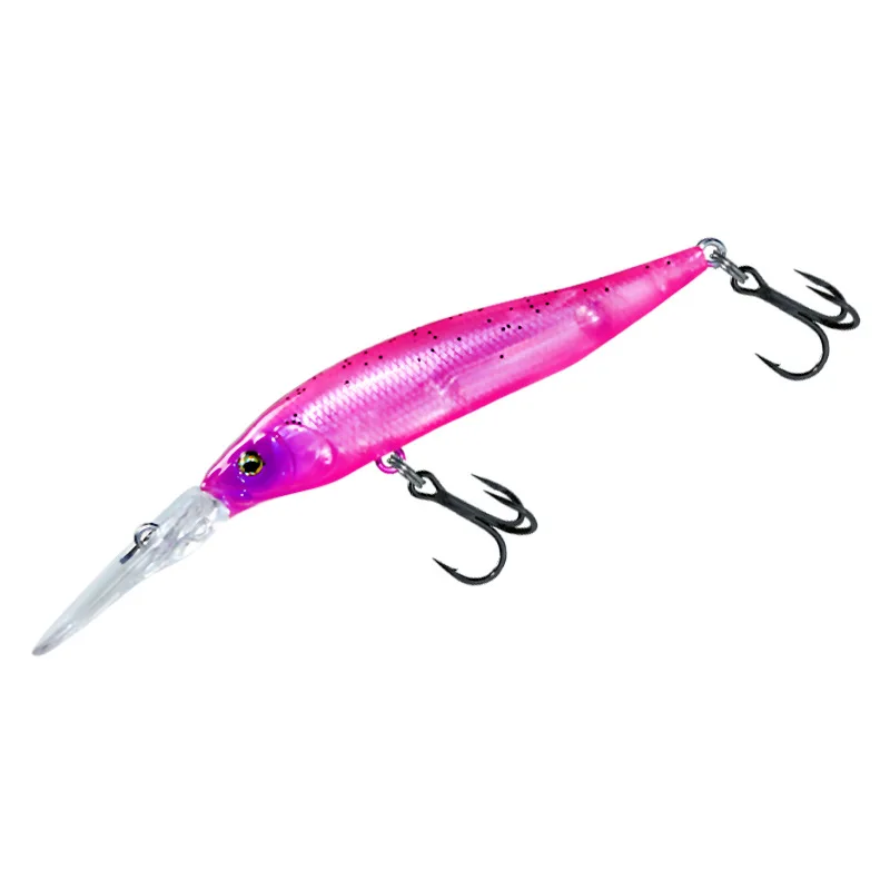 MUKUN fuerte 75S Ultra larga fundición hundimiento Minnow 75mm 8,5g alta resistencia agua salada lubina cebos duros artificiales - imagen 3