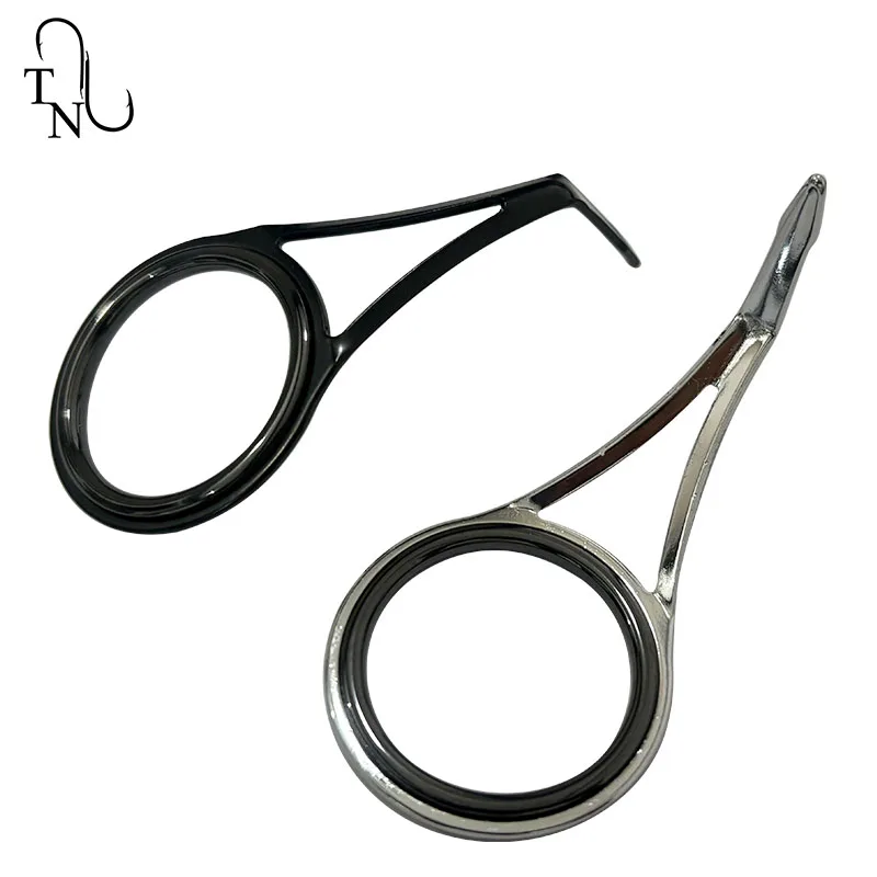 TN44 BYGSLSG guía de caña de pescar anillo SIC construcción de varilla soporte de acero inoxidable reparación DIY componentes de caña de pescar Accesorios - imagen 2