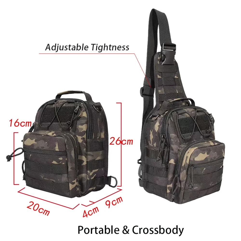 Aparejos de pesca para hombre, bolsa de gran capacidad, estuche de señuelo, mochila multifuncional impermeable para exteriores - imagen 4