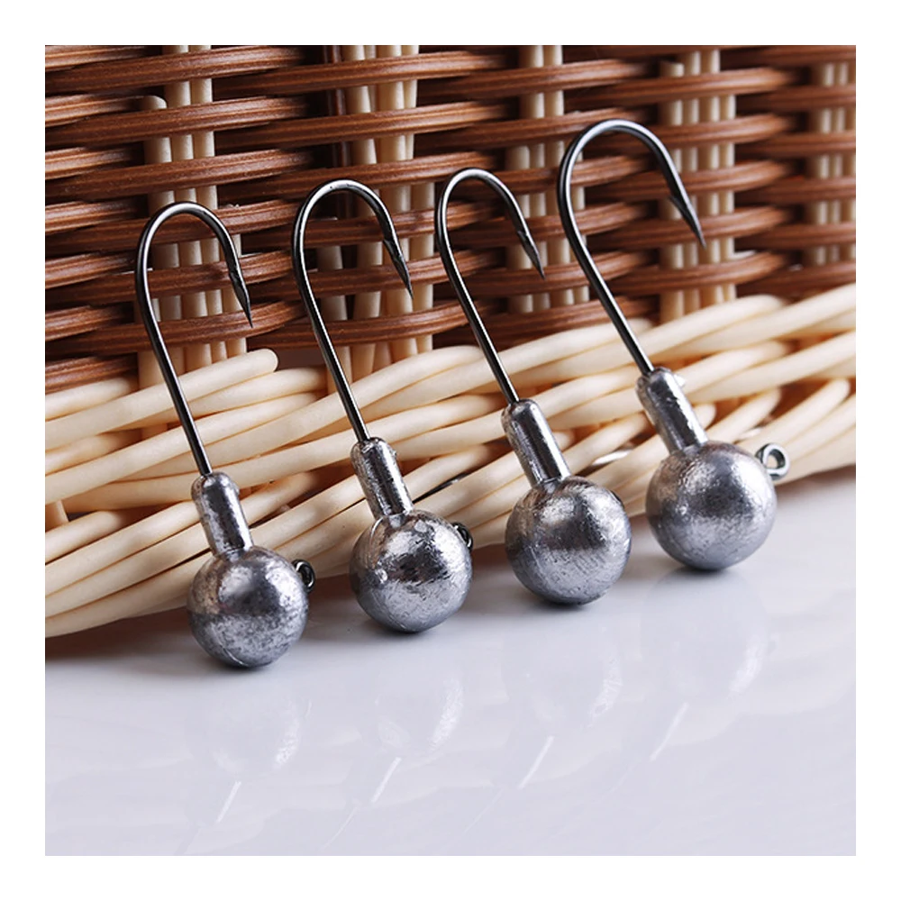 2/4/6/8/10/12/14/16/18/20/22/25/28g gancho de plomo Anti colgante señuelo de fondo cebo suave gancho de raíz de cielo púas circulares cebo antipérdida - imagen 3