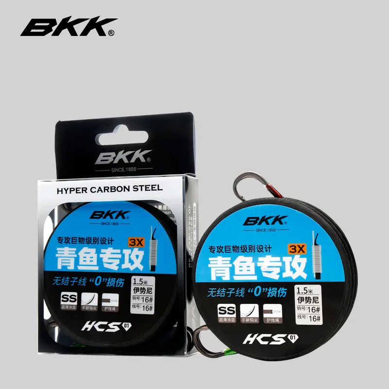 BKK nuevo doble gancho Knotl Monoment Fiing Line Profional para carpa grande mineral de mar Kayak lago río Str Fiing Gear