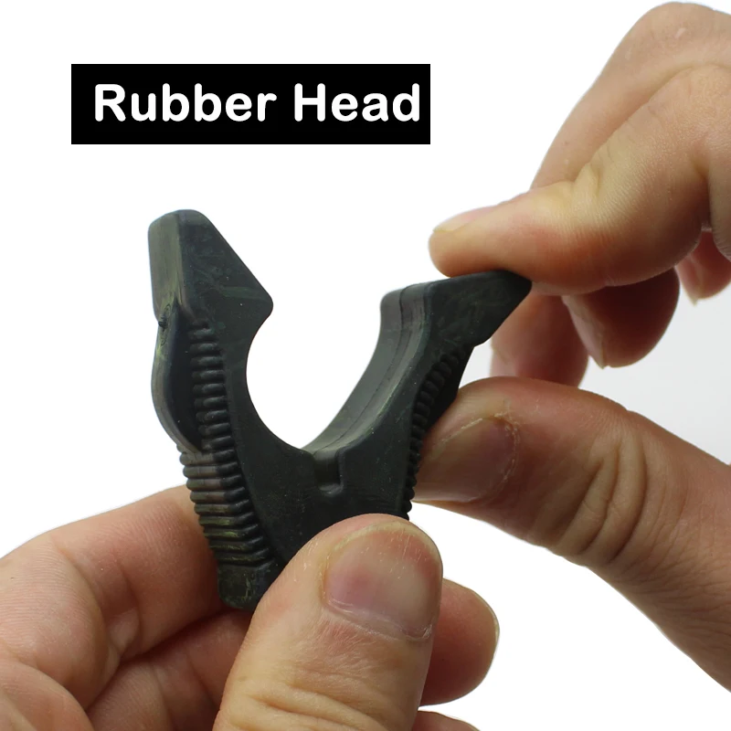 Herramientas de pesca de carpa, soporte de goma para caña, cabezal M3/8 (IFI), hilo de aleación de aluminio con tornillo de aleación, soporte para vaina, accesorios para aparejos - imagen 4