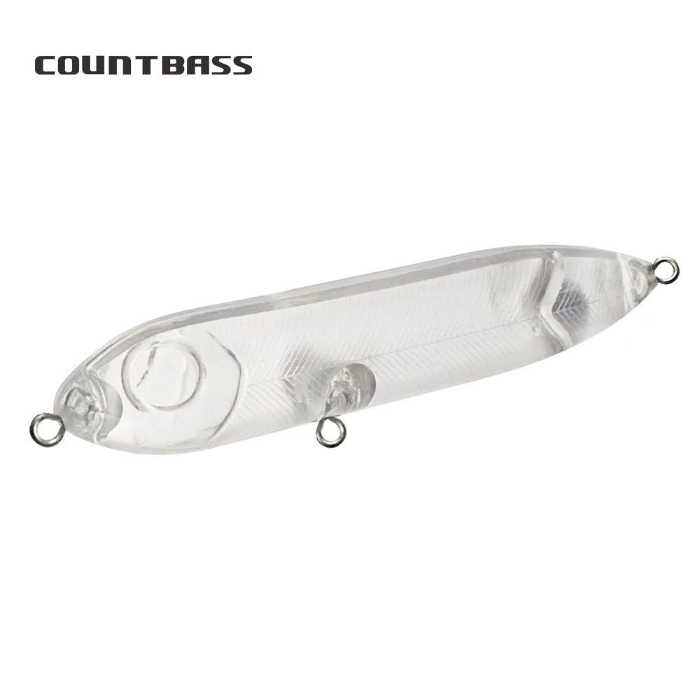 Countbass Popper flotante blanco liso – Señuelo de superficie - imagen 3