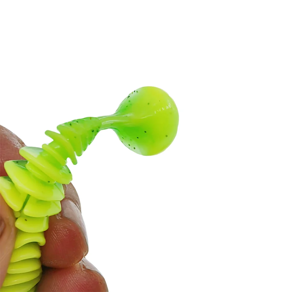 10 Uds cebos blandos 40mm 50mm 65mm cebos artificiales silicona equipo de pesca de carpa señuelos accesorios de pesca Señuelos de Pesca - imagen 5