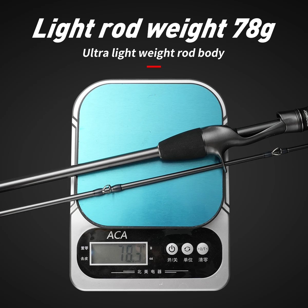 Johncoo 150 caña de pescar de sepia webfoot pulpo caña de pescar punta de varilla de titanio caña de pescar ligera caña de pescar de agua de mar - imagen 5