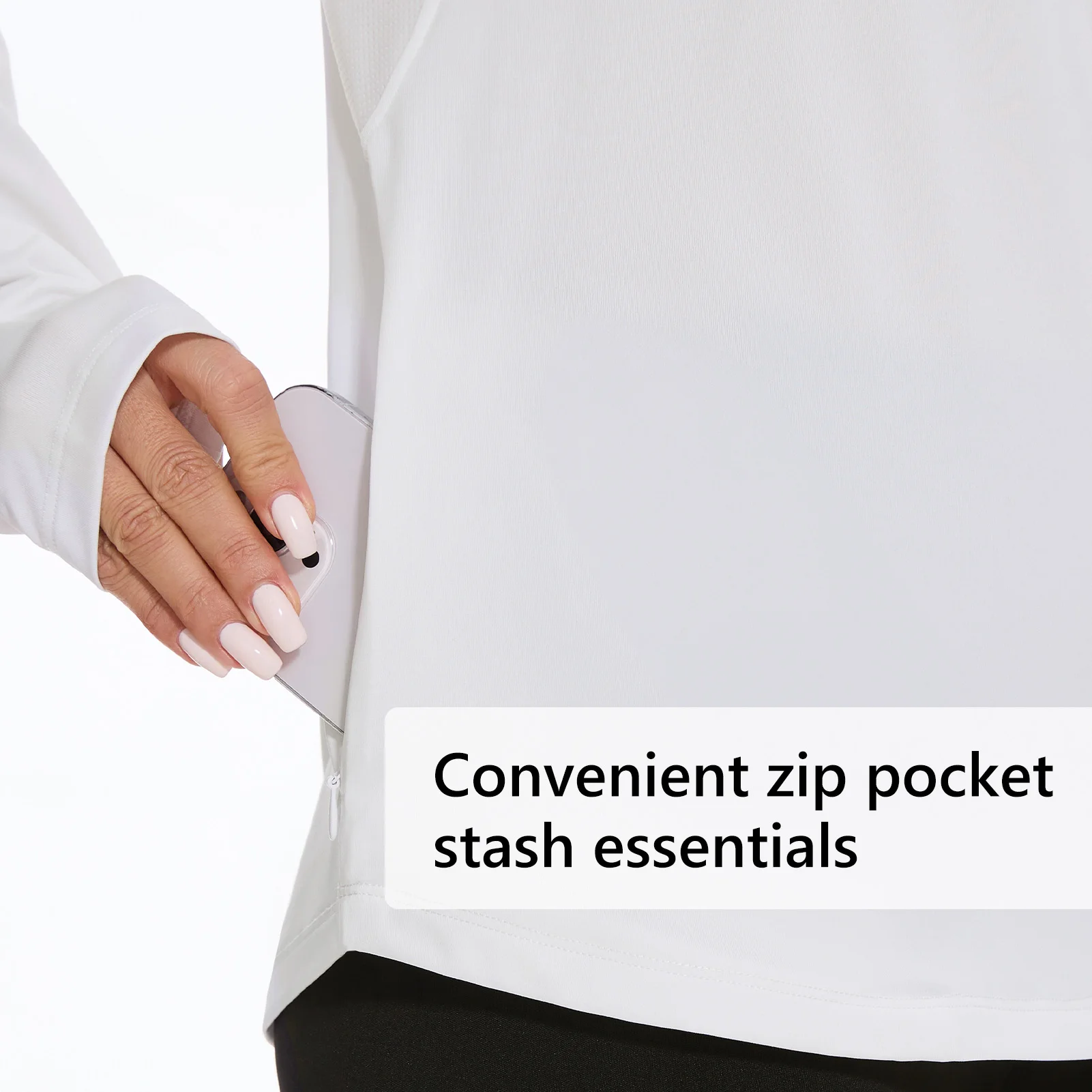 BASSDASH Camisa con capucha de pesca de manga larga UPF 50+ para mujer con bolsillo Protección solar Camisas con capucha ligeras FS04W - imagen 5