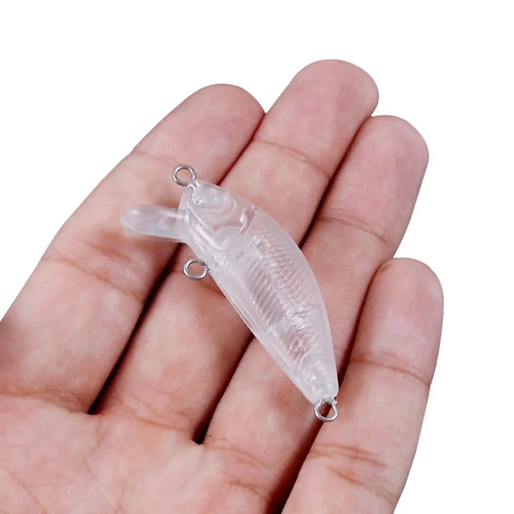 Señuelos Minnow sin pintar – Cuerpo duro transparente para aerógrafo - imagen 3