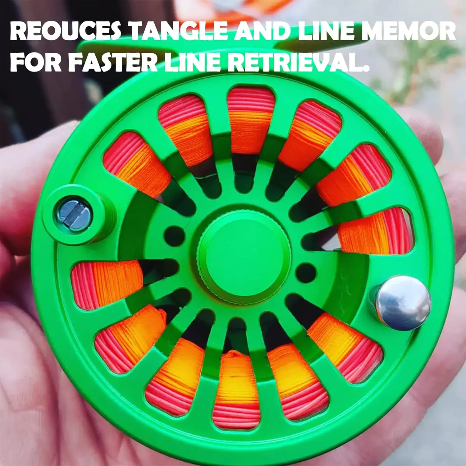 Aventik-sedal de pesca con mosca, 100yd/91M, línea de respaldo trenzada de Dacron, anudado fácil para pesca de lubina y trucha, 20LB/30LB - imagen 3