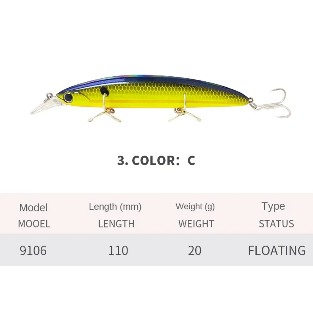 Señuelo Hardbait para lubina falsa con cebo flotante - imagen 2