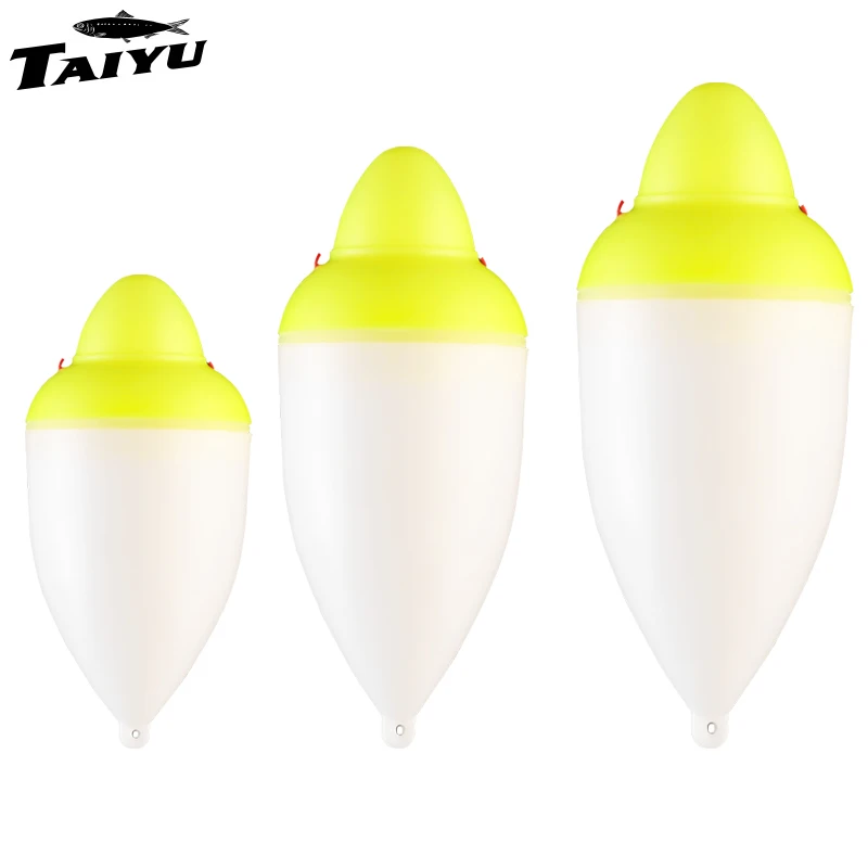 TAIYU 40/60/80g flotador de pesca boya flotante tubo flotador de espuma Material EVA boya Vertical para accesorios de pesca profesionales