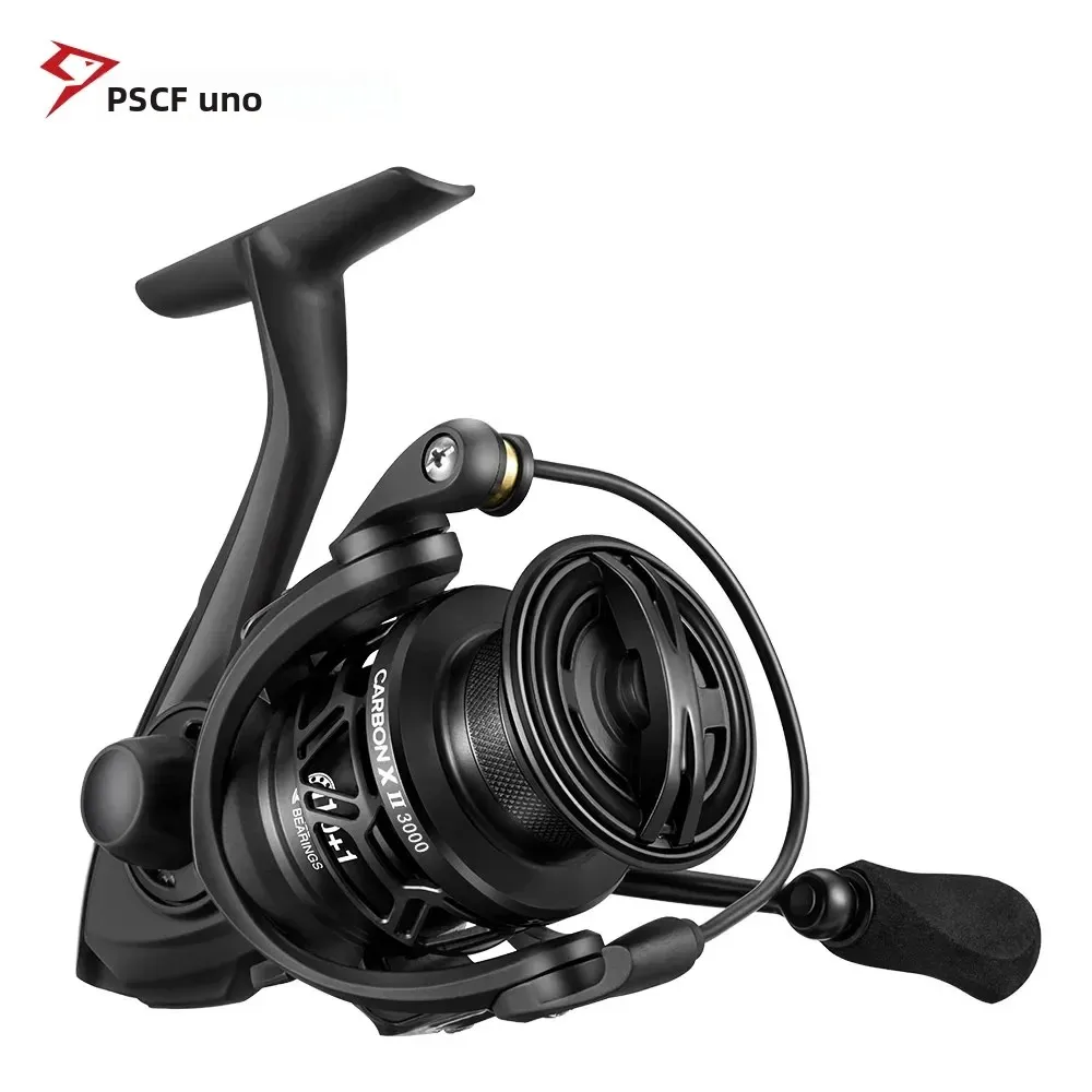 Carretes giratorios Piscifun Carbon X II arrastre máximo 10kg ultraligero 156g Rotor de peso 6,2:1/5,2:1 10 + 1 carretes de pesca con rodamientos blindados