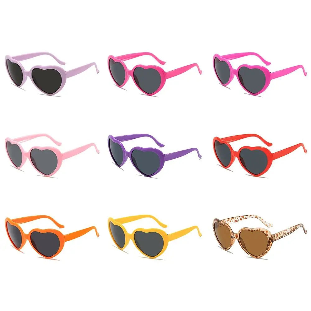 Lindas gafas de sol con protección UV400 en forma de corazón, gafas para fiesta de Halloween, gafas de verano para mujer - imagen 3
