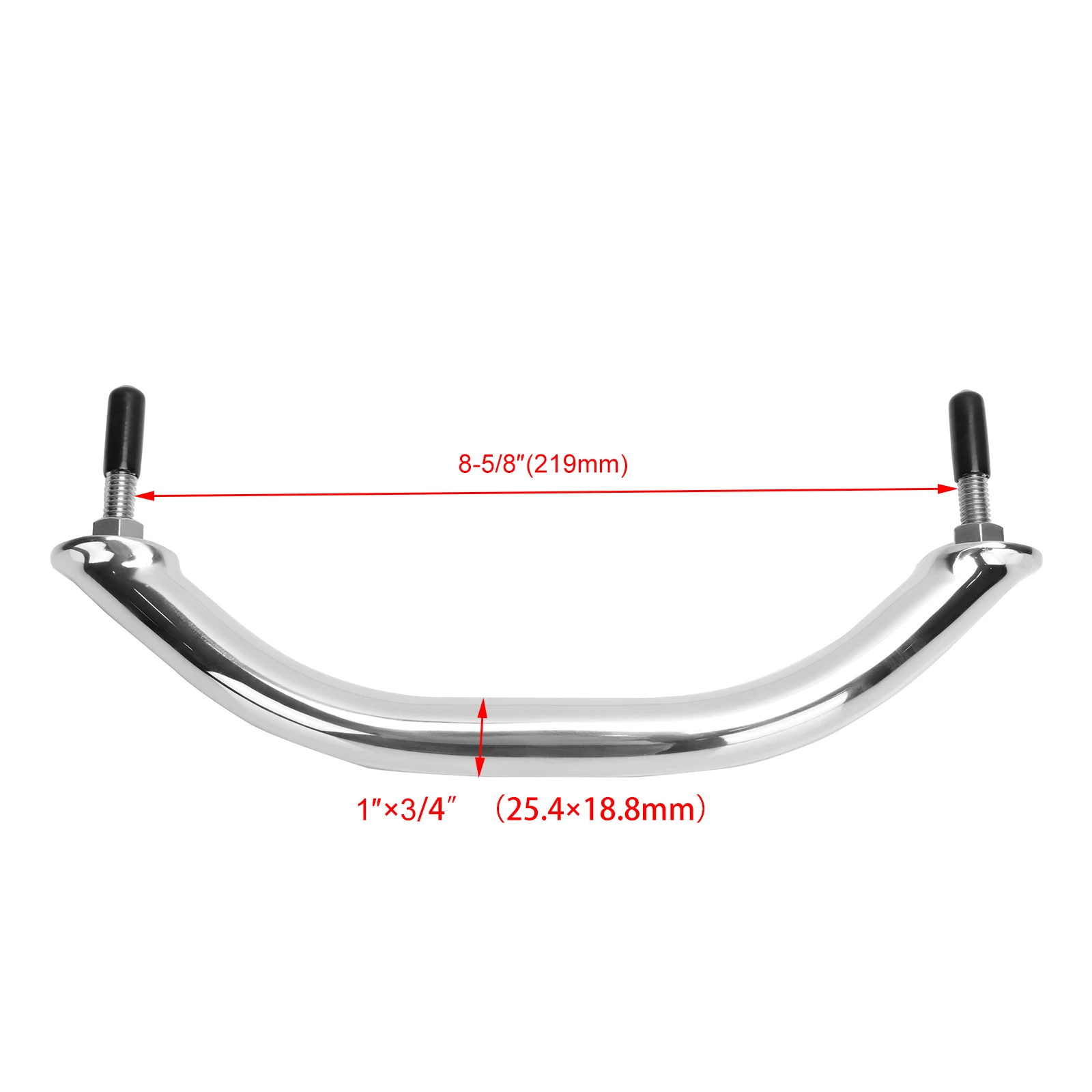 Pasamanos de barco pulido marino, mango de 8-5/8 ", cubierta de acero inoxidable 316, alta calidad para Hardware de yate - imagen 3