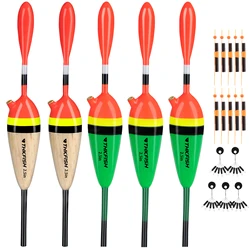 THKFISH Flotador bobber antideslizante balsa 2-3 pulgadas