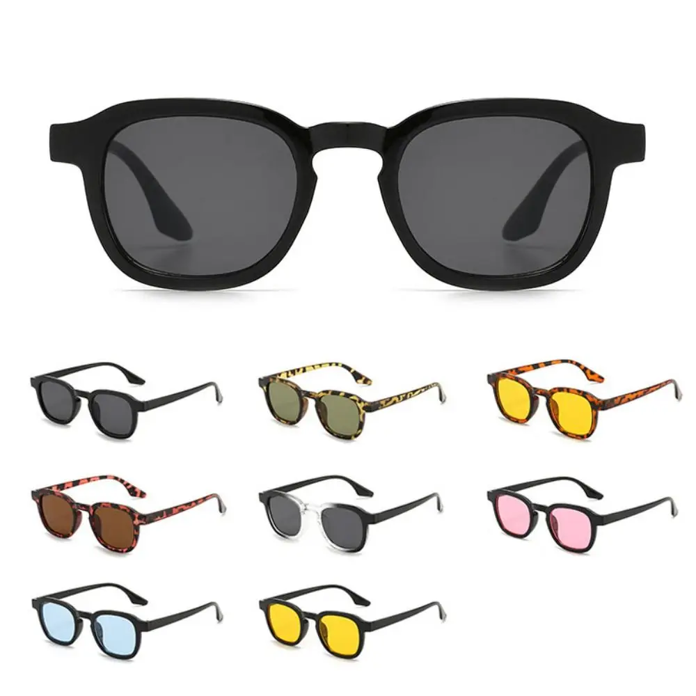 Gafas de sol Retro Punk para exteriores, gafas de sol simples con protección solar, tonos negros, accesorios de decoración, gafas de sol de pesca para mujer y hombre