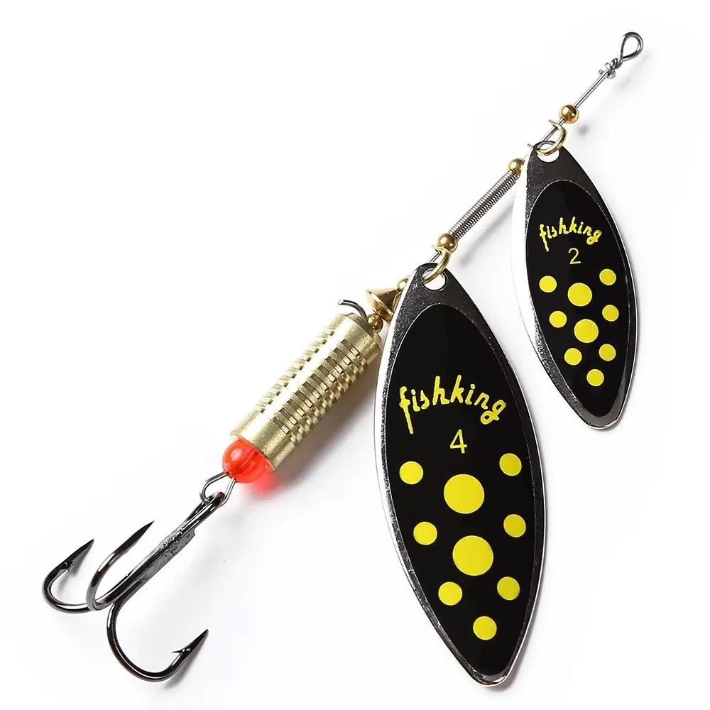 20g Long Cast Fishing Lure Spinner Bait Metal Double Spoon Lures Hard Artificial Bait With Treble Hook Pike Bass - imagen 5