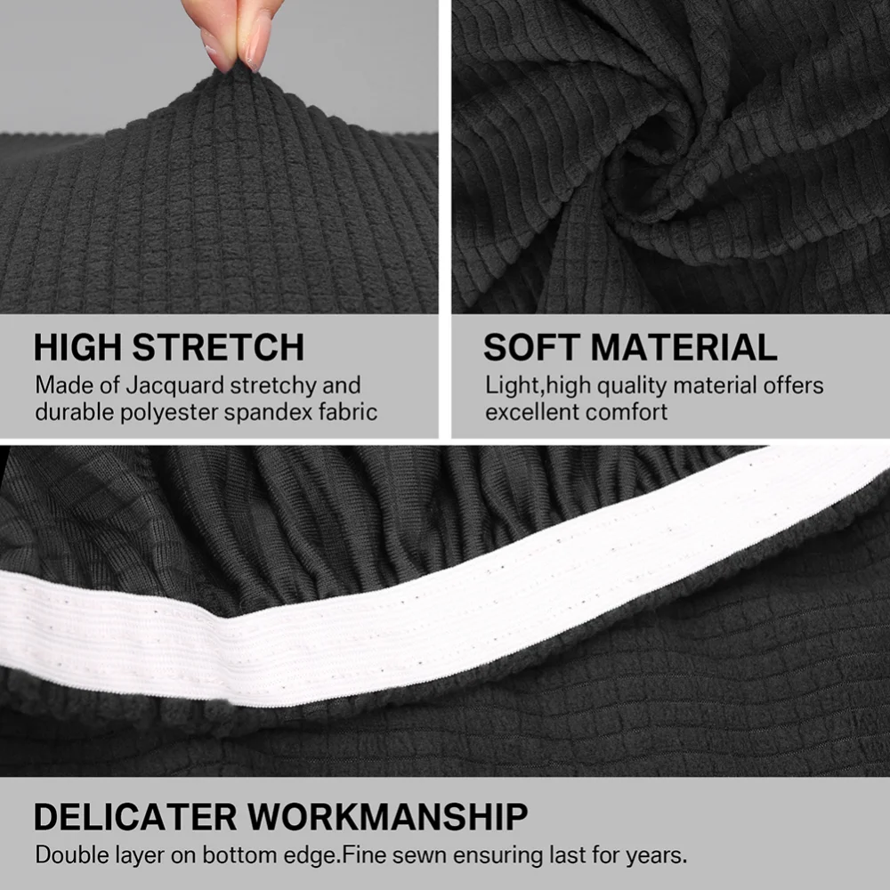 Funda elástica para sofá, funda para asiento, funda de cojín para silla Jacquard para 1-2-3 plazas, repuesto para Protector de muebles - imagen 5