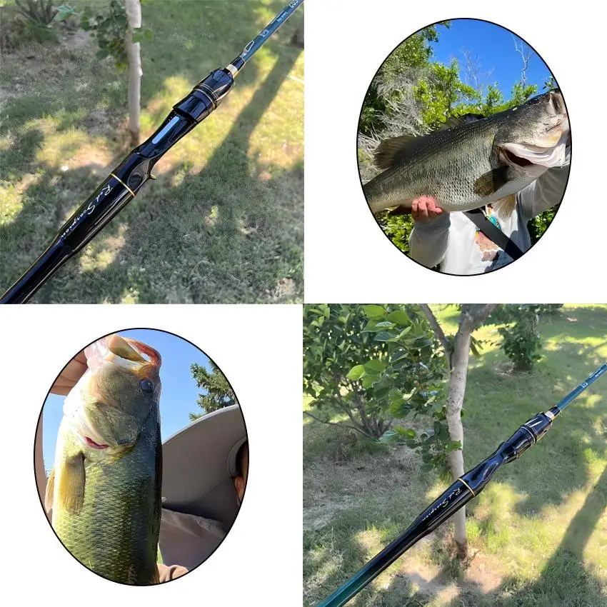 Caña de spinning fibra carbono ROLLFISH – Doble punta M/MH - imagen 2