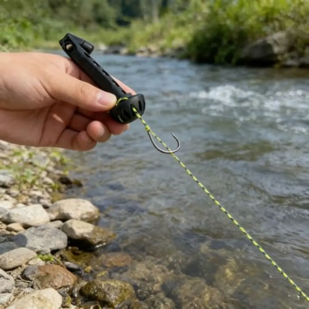 Enhebrador magnético portátil para moscas – herramienta pesca - imagen 5