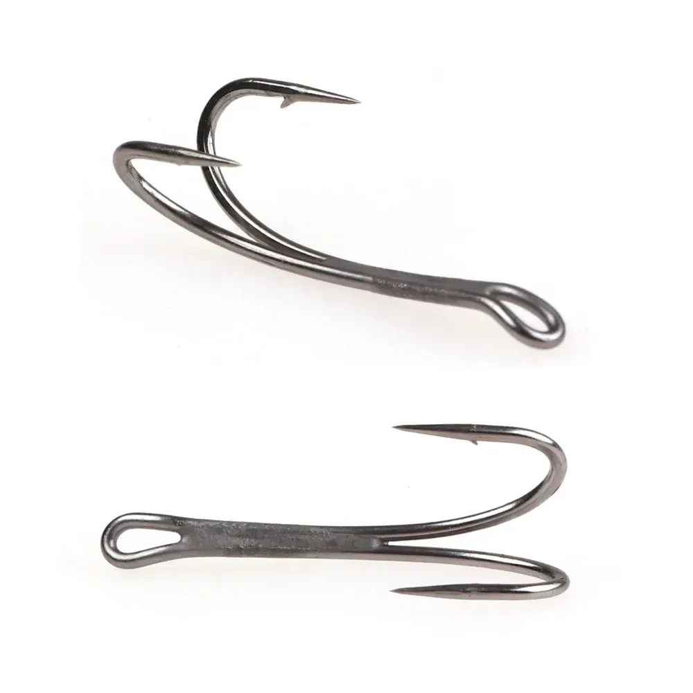 10 piezas # 4~ # 12 DL71UAP 2X anzuelo doble de salmón fuerte para atar el tubo de mosca de salmón anzuelo doble para pesca en el mar señuelo de pesca - imagen 5
