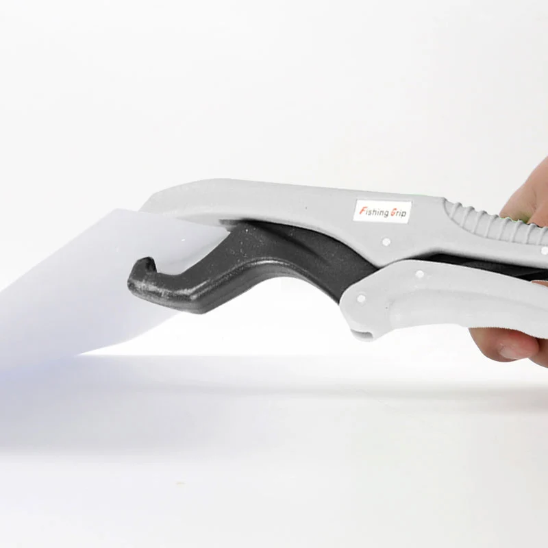 Pinza de labio de pescado de 6 pulgadas, agarre de labio de plástico blanco ABS con cuerda ajustable, alicates de pesca, controlador flotante, herramientas de pesca, aparejos - imagen 5