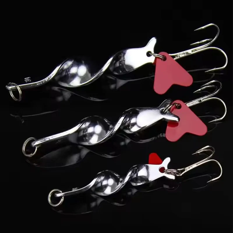 WEIHE 1 pieza 14g 70mm paso lento cuchara de jigging lentejuelas cuerpo duro vib señuelo de pesca de metal - imagen 5