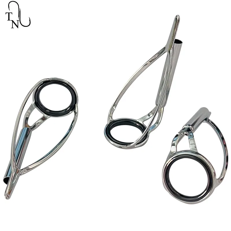TN71 KWLSG Guía para caña de pescar Guías KW Anillo SIC 6 - 50 #   Componentes de caña Reparación de acero inoxidable Accesorios de caña de pescar DIY - imagen 3