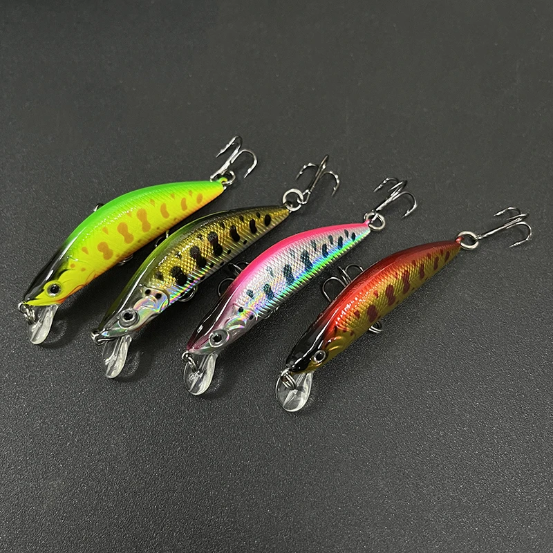 Señuelos de pesca de trucha, 4,5g, 50mm, hundimiento, pececillo, Eden 50S, cebo duro Artificial ABS, pesca de agua dulce, equipo de cebo Twitch - imagen 3