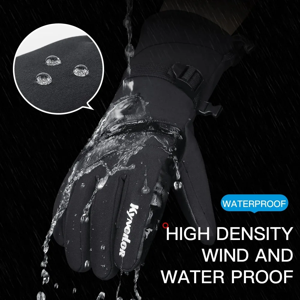 Topline Tackle Guantes de Pesca Invierno Impermeables Cálidos Hombres - imagen 2