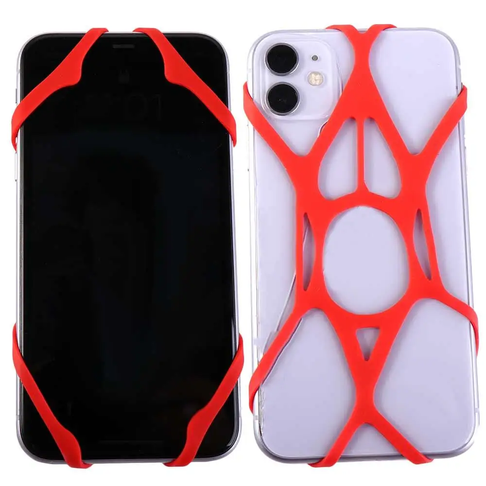 Asegure su teléfono con un agarre rojo duradero para una experiencia cómoda y segura