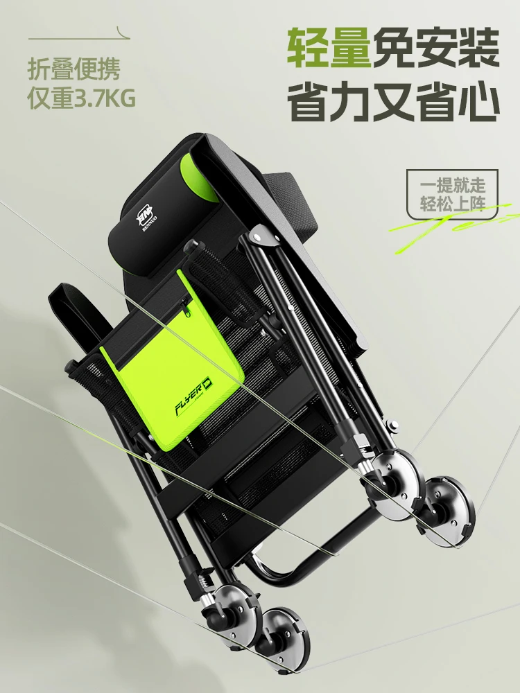 Silla de pesca europea 자 plegable 캠핑자 engrosada Silla de camping portátil 자 к mire для р - imagen 5