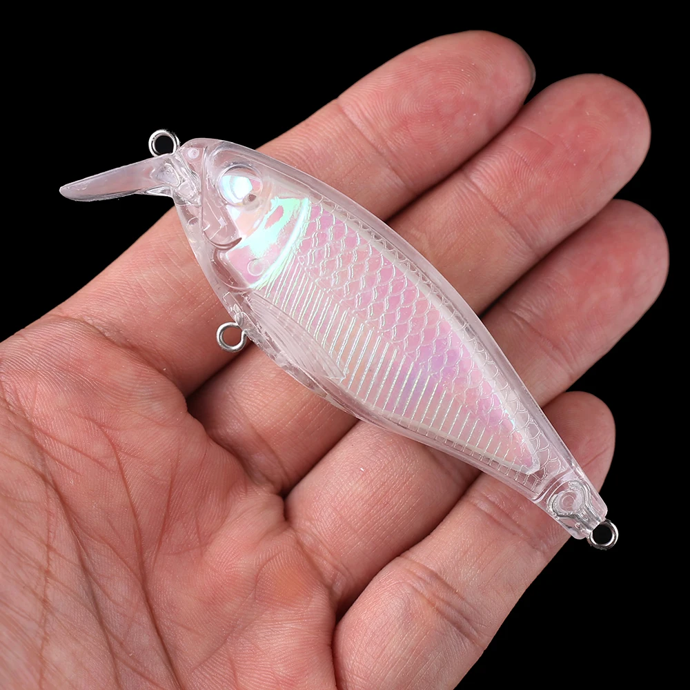 Chan'sHuang-señuelo de pesca Artificial, 20 piezas sin pintar, 9cm, 10,5g, pala flotante, buzo, Crankbait, hecho a mano - imagen 4