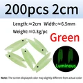 200pcs green 2cm