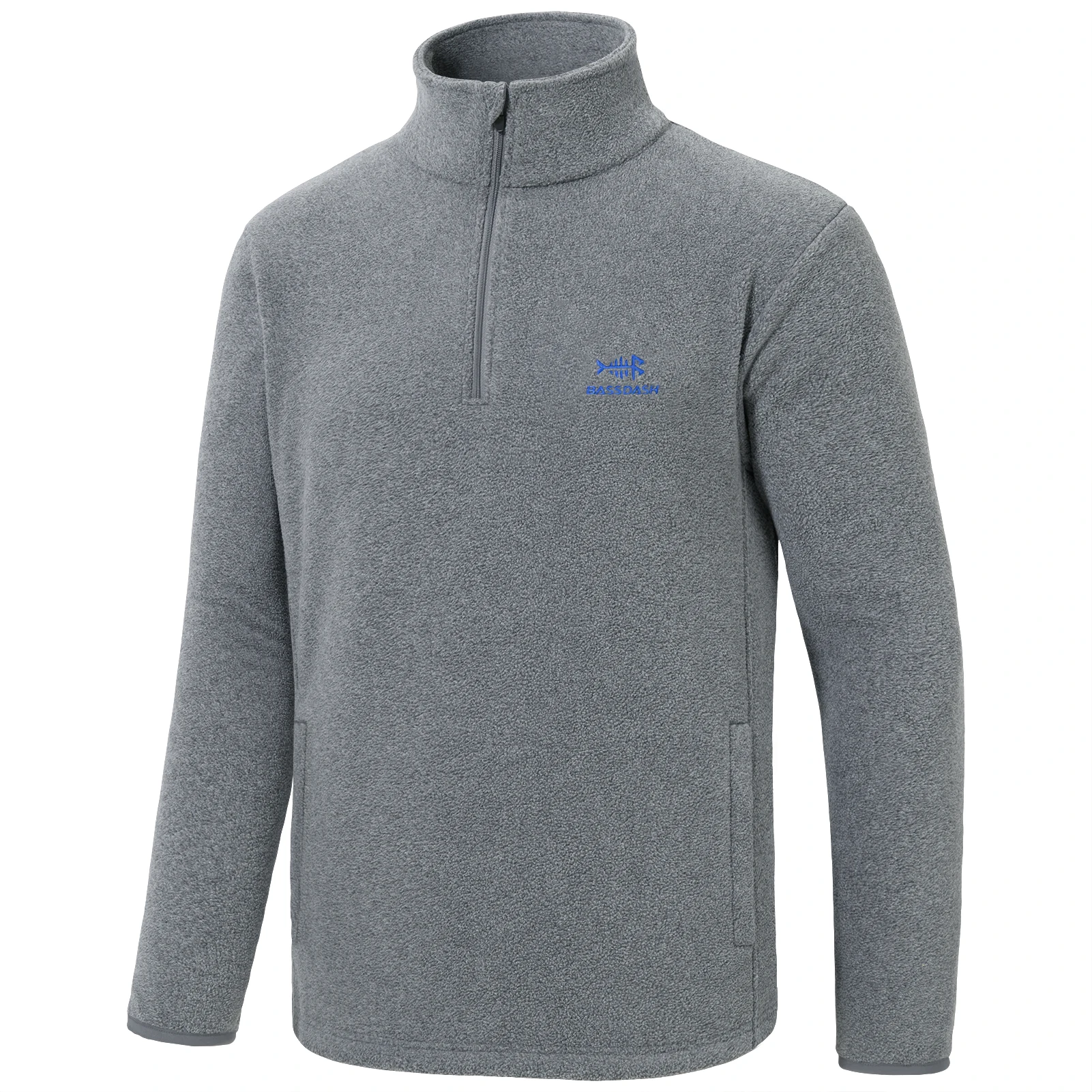 Chaqueta forro polar transpirable Bassdash – Cremallera 1/4