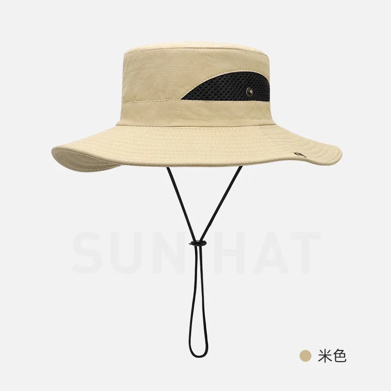 Sombrero de pescador Anti-UV para hombre, sombrero de pescador, visera solar, protección solar al aire libre, moda de verano - imagen 5
