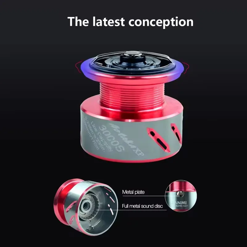 RYOBI-carrete giratorio RANMI AOTAKA XP PLUS para pesca en el mar, 2000/3000/4000 BB 6 + 1, excelente relación de engranaje de potencia de arrastre 6,2: 1, caña de señuelo - imagen 4